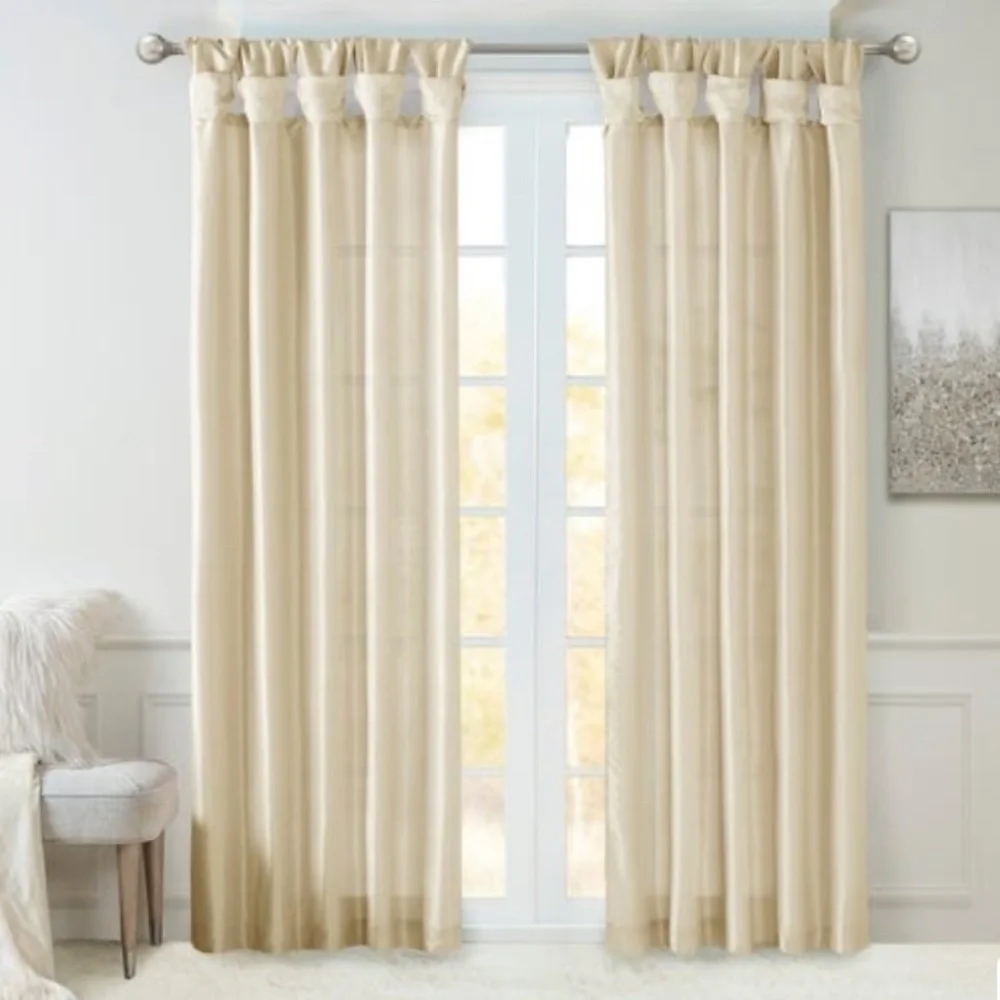 🪴Twisted Tab Lined Single Curtain Panel - 50x120